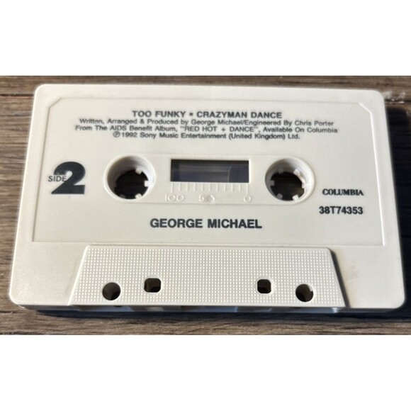 George Michael – Too Funky    Cassette  Single Columbia  1992 - Picture 6 of 7